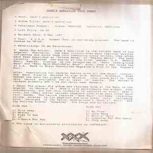 Janes Addiction - Janes Addiction album flac