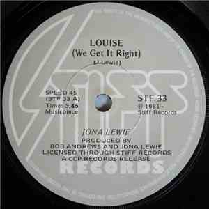 Jona Lewie - Louise (We Get It Right) album flac