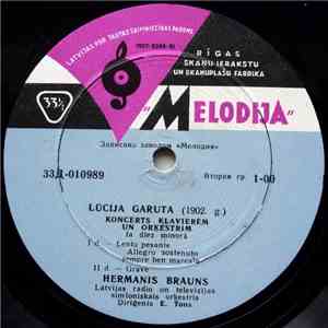Lūcija Garuta - Hermanis Brauns - Koncerts Klavierēm Un Orķestrim / Prelūdija album flac