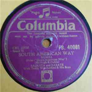 Paquita And Zarate With Teddy Weatherford & His Boys - South American Way / Savage Conga album flac