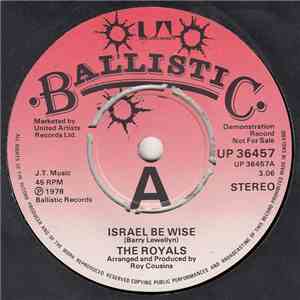 The Royals - Israel Be Wise album flac