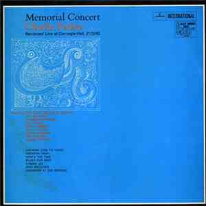 Various - Memorial Concert - Charlie Parker album flac