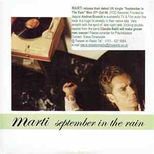 Marti  - September In The Rain album flac