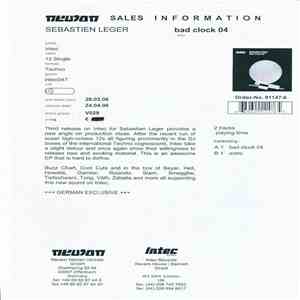 Sebastien Leger - Bad Clock 04 album flac