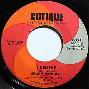 Lebron Brothers - I Believe / Walk On album flac