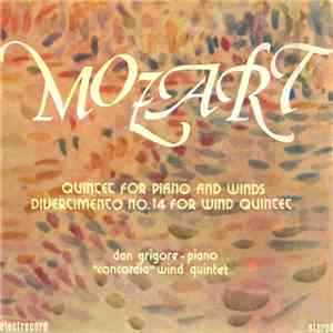 Mozart - Quintet For Piano And Winds - Divertimento No. 14 For Wind Quintet album flac