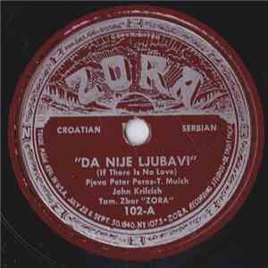 Tamb. Zbor Zora - Da Nije Ljubavi / U Sumici Zelenoj album flac