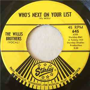 The Willis Brothers - Who's Next On Your List / Truck Driver's Queen album flac