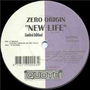 Zero Origin - New Life album flac