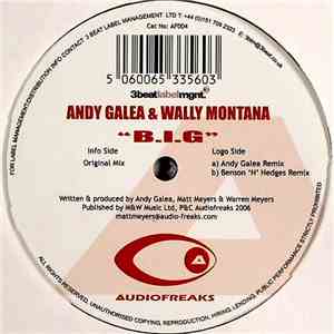 Andy Galea & Wally Montana - B.I.G album flac