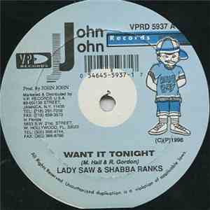 Lady Saw / Shabba Ranks - Want It Tonight album flac