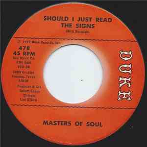 Masters Of Soul - Should I Just Read The Signs album flac