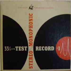 No Artist - Stereo-Monophonic Test Record #1 album flac