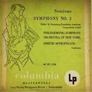 Sessions - Philharmonic-Symphony Orchestra Of New York, Dimitri Mitropoulos - Symphony No. 2 album flac