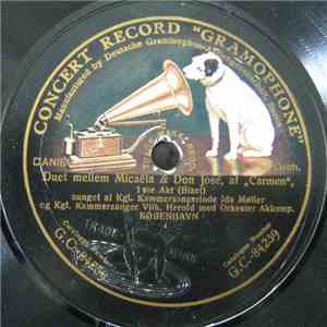 Various - Duet Mellem Micaëla & Don José / Wanderers Nachtlied album flac