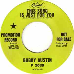 Bobby Austin - This Song Is Just For You album flac