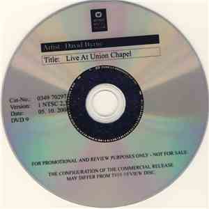 David Byrne - Live At Union Chapel album flac