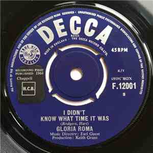 Gloria Roma - I Didn't Know What Time It Was album flac