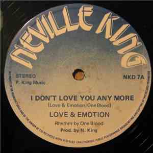 Love & Emotion - I Don't Love You Any More album flac