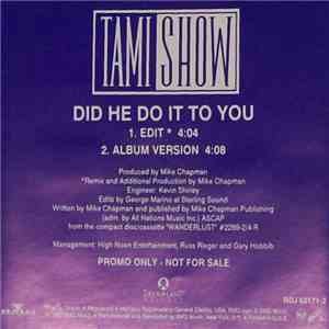 Tami Show - Did He Do It To You album flac