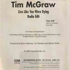 Tim McGraw - Live Like You Were Dying album flac