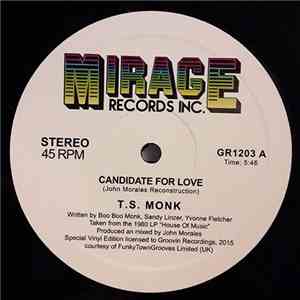 T.S. Monk - Candidate For Love / Bon Bon Vie album flac