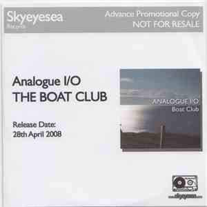 Analogue I/O - The Boat Club album flac