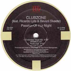 Clubzone Featuring Beverley Skeete & Ricardo Lyte - Passion Of The Night album flac