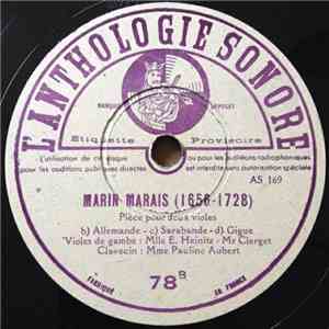 Marin Marais, Eva Heinitz, Mr. Clerget, Pauline Aubert - Marin Marais (1656-1728) - Piece Pour Deux Violes album flac