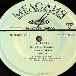 R. Pauls - No Cikla «Iespaidi» album flac