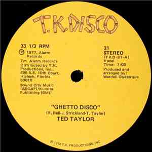 Ted Taylor - Ghetto Disco album flac