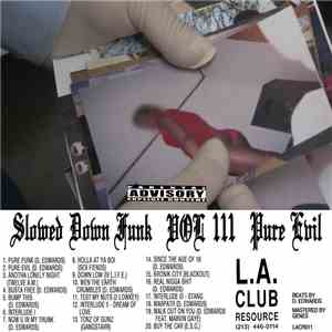 Delroy Edwards - Slowed Down Funk Vol. 3: Pure Evil album flac