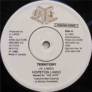 Hopeton Lindo - Territory / Give Me Your Love album flac