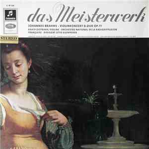 Johannes Brahms - David Oïstrakh , Violine ‧ Orchestre National De La Radiodiffusion Française ‧ Dirigent: Otto Klemperer - Violinkonzert D-dur Op. 77 album flac