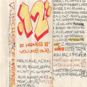 Rob One - 12 Inches Of Madness 88' (Volume One) album flac