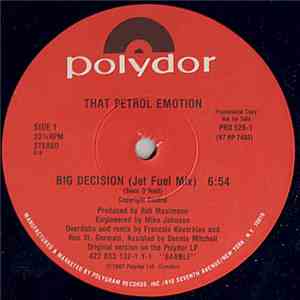 That Petrol Emotion - Big Decision album flac
