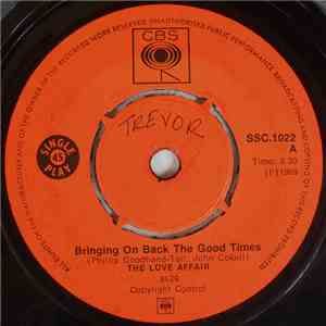 The Love Affair - Bringing On Back The Good Times album flac