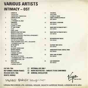 Various - Intimacy (Original Soundtrack) album flac
